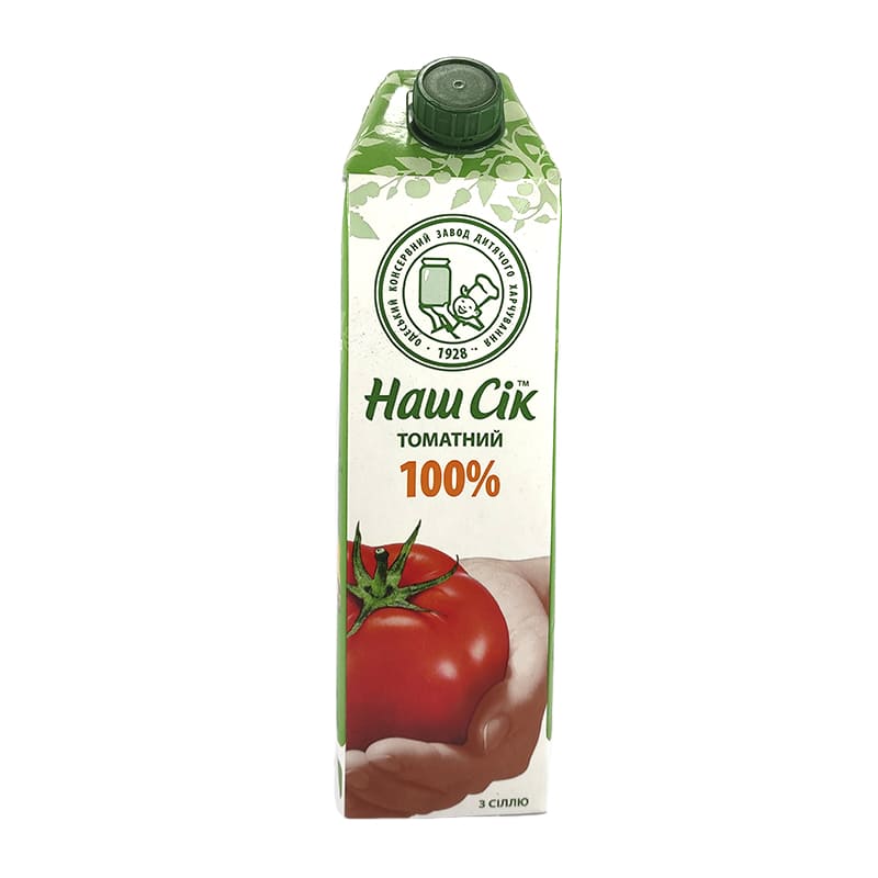 Сок "Наш сок"0,95л томатный Tetra Pak