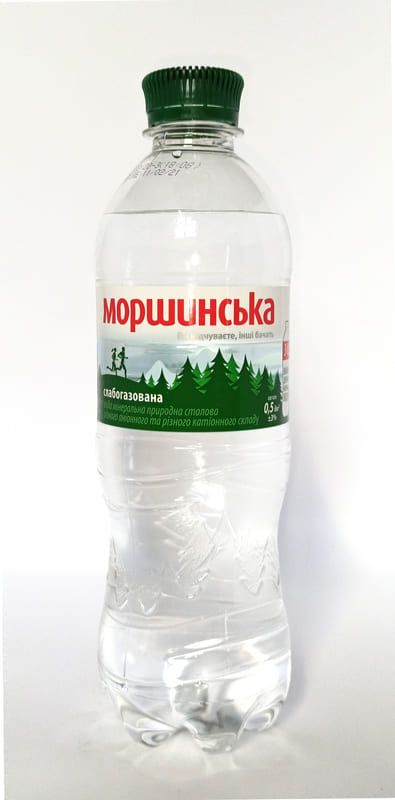 Вода "Моршинская" слабогаз. 0,5л бутылка ПЭТ