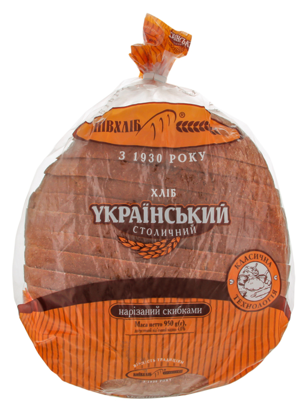 Хлеб  Украинский нарезной шт п/э