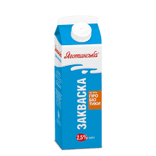 Закваска  2,5% "Яготинская" 0,9л Tetra Pak