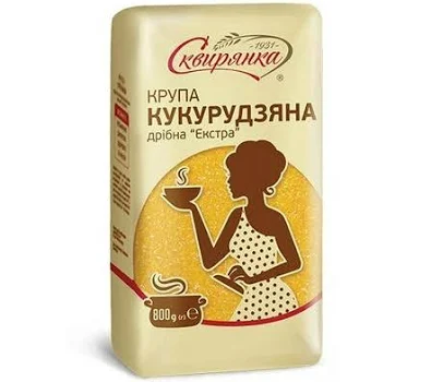 Кукурудзяна крупа "Сквірянка" 0,8 кг п/е