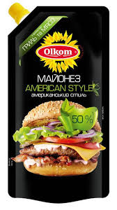 Майонез "Olkom" American Style 50% 295г, шт