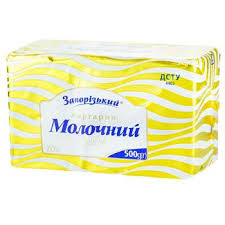 Маргарин "Запорізький Молочний" 70% 500 гр/уп
