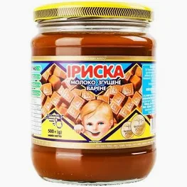 Молоко згущене "Іриска" с/б 530гр