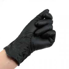 Рукавички нітрилова чорна (XL) 100шт/упак