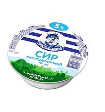 Сир Простоквашине 5% 305 гр