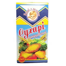 Сухарі "Первомайськ" 170 гр/уп