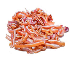 Вуха свинячі копчені різані кг в/в