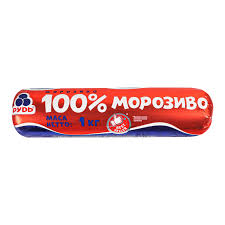 Морозиво 100% пломбір "РУДЬ" кг