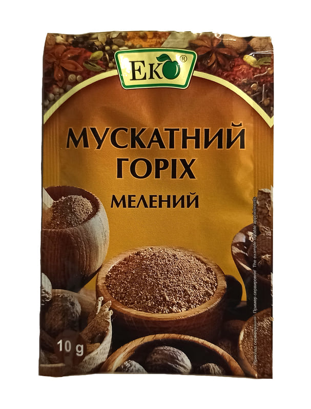 Спеції "Еко" Мускатний горіх мел. 10 гр